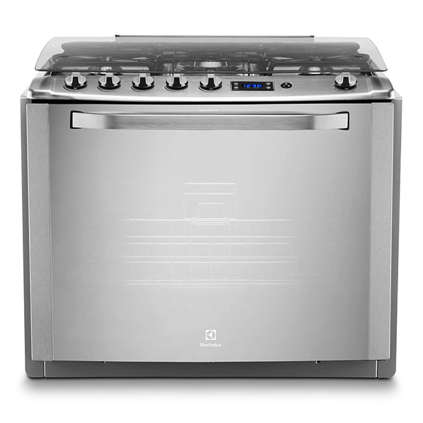Fogao de Embutir de 5 Bocas Electrolux, Acendimento Automatico, Grill Eletrico Inox - 76RXE