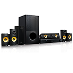 Home Theater LG com Blu-ray 3D, 5.1 Canais e 1200 W - LHB725W