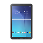 Tablet Samsung Galaxy Tab E Preto com 9,6, Wi-Fi, Android 4.4, Processador Quad-Core 1.3 GHz e 8 GB